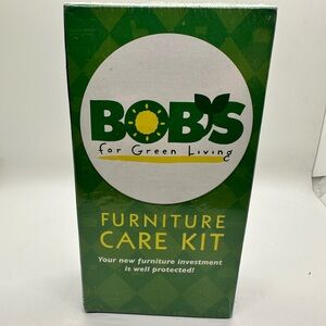 NEW - BOBS GREEN LIVING FURNITURE CARE KIT‎ WOOD POLISH UPHOLSTERY STAIN REMOVER